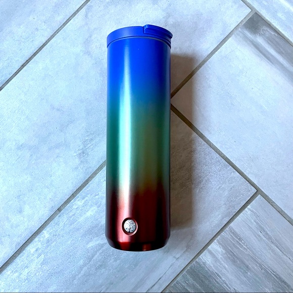 Starbucks Rainbow Chakra Ombré tumbler 2020 stainless steel EUC - Picture 6 of 9